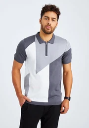 T-Shirt Feinstrick Polo LN-7700 normal