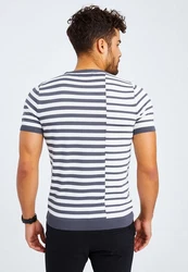 Leif Nelson T-Shirt Feinstrick Rundhals LN-7660 LN-7660