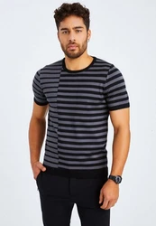 Leif Nelson T-Shirt Feinstrick Rundhals LN-7660 LN-7660