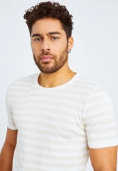 Leif Nelson T-Shirt Feinstrick Rundhals LN-7660 LN-7660