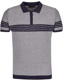 T-Shirt Feinstrick Polo LN-7640