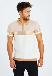 T-Shirt Feinstrick Polo LN-7640