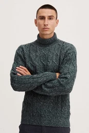 Rollkragenpullover Karl 0044 roll neck cable knit 20504500