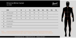 Brandit Winterjacke Britannia Blau/Grau/Dunkelblau/Hellblau/Dunkelgrün/Weiß