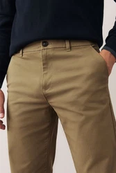Next Chinohose Straight Fit Khaki/Beige/Braun