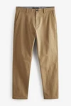 Next Chinohose Straight Fit Khaki/Beige/Braun
