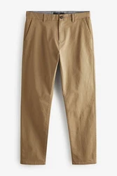Next Chinohose Straight Fit Khaki/Beige/Braun