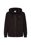 Cleptomanicx Kapuzensweatshirt Ligull Boxy Mit Reißverschluss schwarz