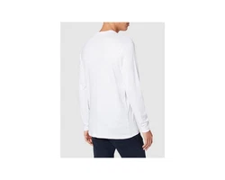 bugatti Poloshirt T-Shirt Weiß/Dunkelblau/Creme/Grau
