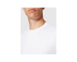 bugatti Poloshirt T-Shirt Weiß/Dunkelblau/Creme/Grau