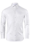 Vincenzo Boretti Businesshemd gerader Schnitt Weiß/Grau/Creme
