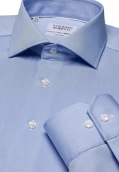 Vincenzo Boretti Businesshemd gerader Schnitt Hellblau/Blau/Dunkelblau