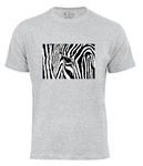 Cotton Prime T-Shirt Zebra Eye Schwarz/Weiß