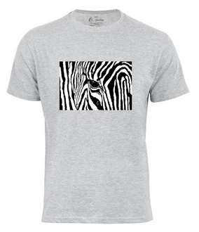 Cotton Prime T-Shirt Zebra Eye Schwarz/Weiß