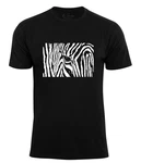 Cotton Prime T-Shirt Zebra Eye Schwarz/Weiß