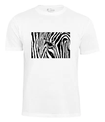 Cotton Prime T-Shirt Zebra Eye Schwarz/Weiß