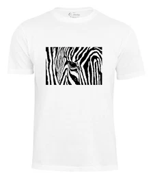 T-Shirt Black & White Zebra Eye
