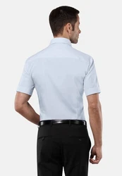 Vincenzo Boretti Businesshemd tailliert bgelfrei Hellblau/Grau/Blau