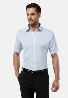 Vincenzo Boretti Businesshemd tailliert bgelfrei Hellblau/Grau/Blau Vincenzo Boretti Businesshemd tailliert bgelfrei Hellblau/Grau/Blau