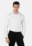 Vincenzo Boretti Businesshemd Super Tailliert Stretch Weiß/Creme Vincenzo Boretti Businesshemd Super Tailliert Stretch Weiß/Creme