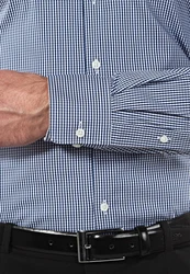 Vincenzo Boretti Businesshemd super tailliert Dunkelblau/Grau/Hellblau/Blau