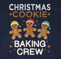 Shirtracer T-Shirt Christmas Cookie Baking Crew Dunkelblau/Braun/Lila/Dunkelgrün