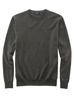 OLYMP Rundhalspullover Strick Casual