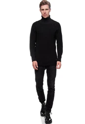 Rusty Neal Rollkragenpullover  Schwarz