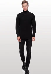 Rusty Neal Rollkragenpullover  Schwarz