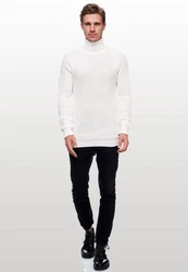 Rusty Neal Rollkragenpullover  Weiß/Creme