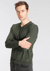 OLYMP V-Ausschnitt Pullover Strick Casual 