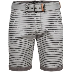 Indicode Chinoshorts Arroyo Dunkelgrau/Grau/Hellgrau/Schwarz