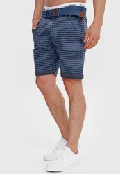 Indicode Chinoshorts Arroyo Dunkelblau/Lila/Blau/Hellblau