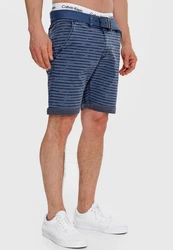 Indicode Chinoshorts Arroyo Dunkelblau/Lila/Blau/Hellblau
