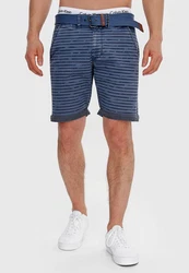 Indicode Chinoshorts Arroyo Dunkelblau/Lila/Blau/Hellblau