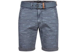 Indicode Chinoshorts Arroyo Dunkelblau/Lila/Blau/Hellblau