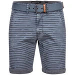 Indicode Chinoshorts Arroyo Dunkelblau/Lila/Blau/Hellblau