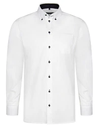 Huber Langarmhemd Button-Down Kragen Regular Fit (HU-0098) HU-0098