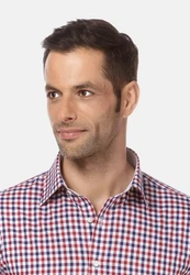 Vincenzo Boretti Businesshemd tailliert Rot/Dunkelrot