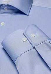 Vincenzo Boretti Businesshemd gerader Schnitt Hellblau/Blau/Dunkelblau