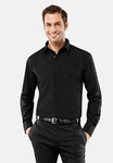 Vincenzo Boretti Businesshemd gerader Schnitt Schwarz/Rot