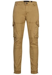Indicode Cargohose Alex Khaki/Braun/Dunkelgrün