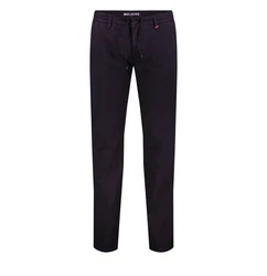 MAC Chinohose Dunkelblau/Lila