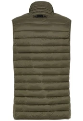 camel active Herren leichte Steppweste ohne Kapuze aus recyceltem Polyester 