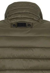 camel active Herren leichte Steppweste ohne Kapuze aus recyceltem Polyester 