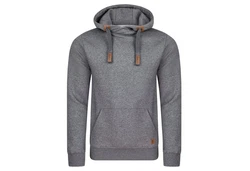 riverso Herren Kapuzenpullover RIVNiklas Regular Fit Hoodie Dunkelgrau/Grau/Hellgrau
