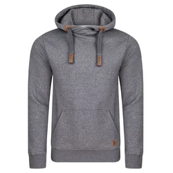 riverso Herren Kapuzenpullover RIVNiklas Regular Fit Hoodie Dunkelgrau/Grau/Hellgrau