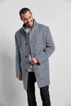 bugatti Wintermantel extra warm gefttert Grau/Dunkelblau/Blau