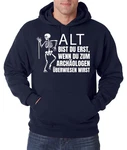 Youth Designz Kapuzenpullover ALT BIST DU ERST BEIM ARCHOLOGEN Herren Hoodie Dunkelblau/Weiß/Grün/Beige/Blau/Braun