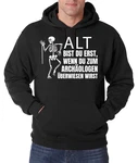 Youth Designz Kapuzenpullover ALT BIST DU ERST BEIM ARCHOLOGEN Herren Hoodie Grün/Braun/Schwarz/Beige/Weiß/Lila